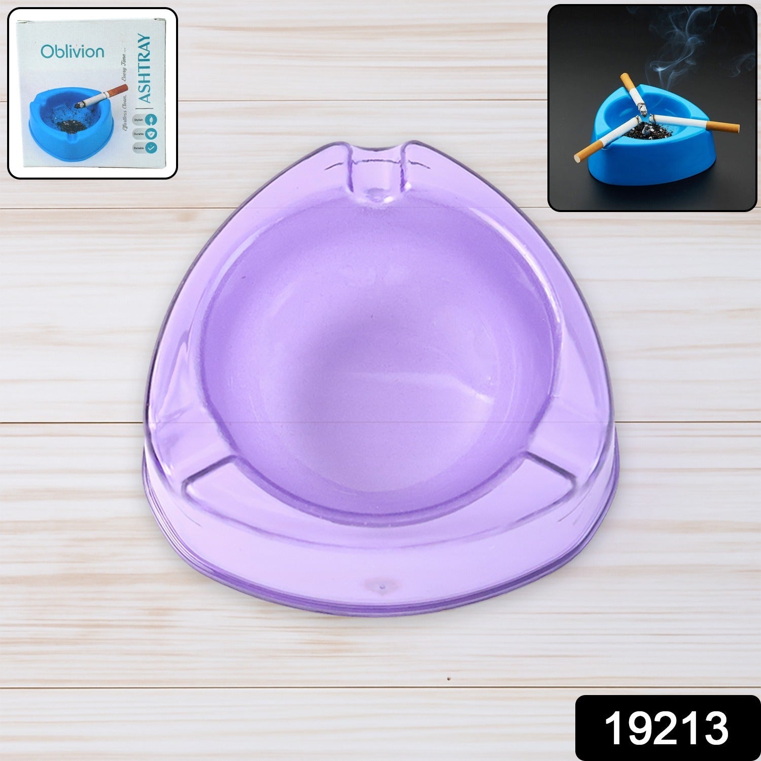 Oblivion Heavy-Duty Plastic Ashtray Oblivion Heavy-Duty Plastic Ashtray